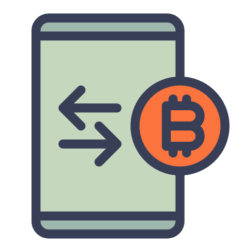 Bitcoin transactions bitcoin business and finance icon Bitcoin transactions bitcoin business and finance icon