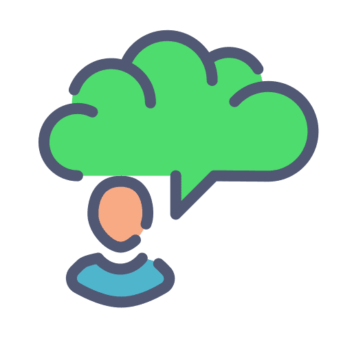 Imagination thought dream imagination icon