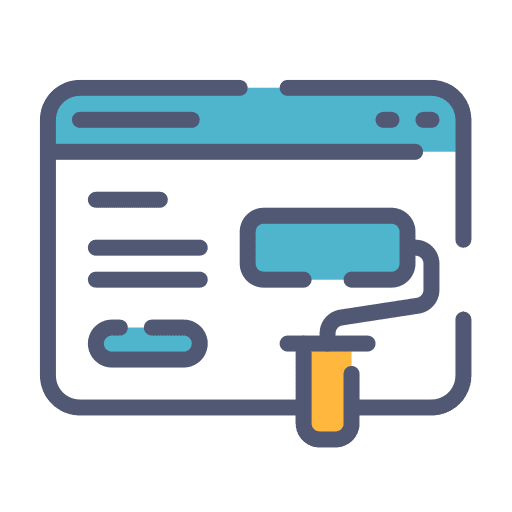 Landing page ui landing page interface icon