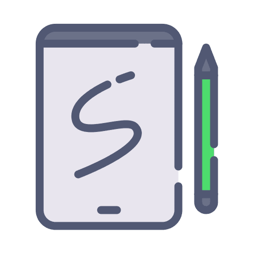 Tablet electronics tablet pen drawing icon Tablet electronics tablet pen drawing icon