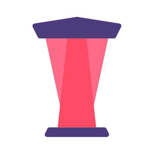 Podium speech rostrum annouce icon Podium speech rostrum annouce icon