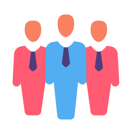 Team group business leader icon Team group business leader icon