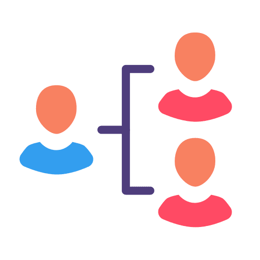 Branch team branch leadership icon Branch team branch leadership icon