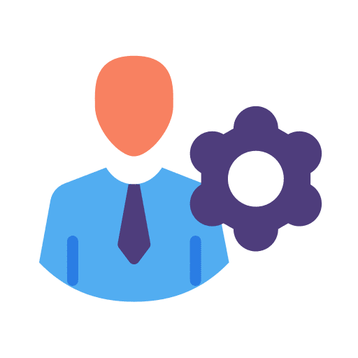 User setting gear people icon User setting gear people icon