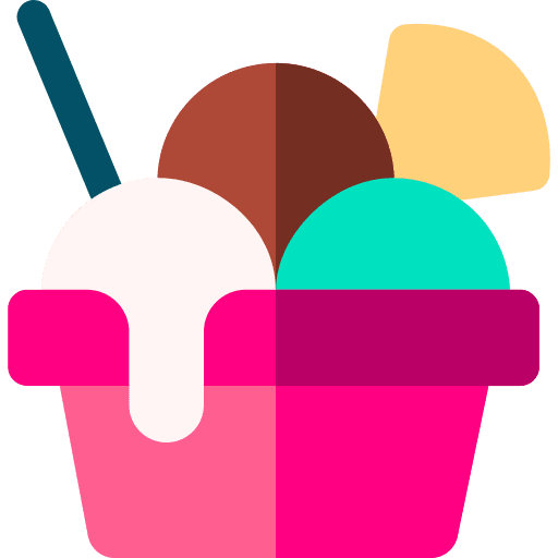 Ice cream food and restaurant summer cup icon Ice cream food and restaurant summer cup icon