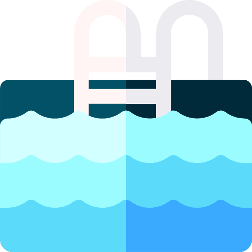 Pool ladder water park sea icon Pool ladder water park sea icon
