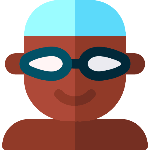 Swimmer sport profile athlete icon Swimmer sport profile athlete icon