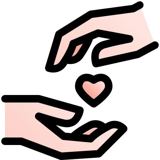 Give love relationship love and romance give love icon