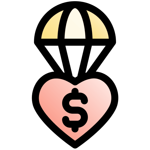 Donation give giving delivery icon Donation give giving delivery icon