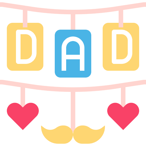 Garland garlands fathers day decoration icon