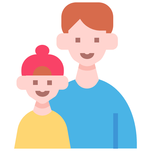Son family fathers day celebration icon