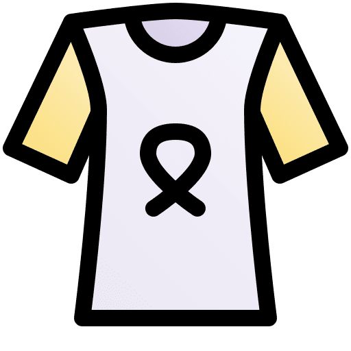 Tshirt donation clothing aids icon Tshirt donation clothing aids icon