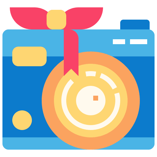 Camera dad celebration birthday and party icon Camera dad celebration birthday and party icon