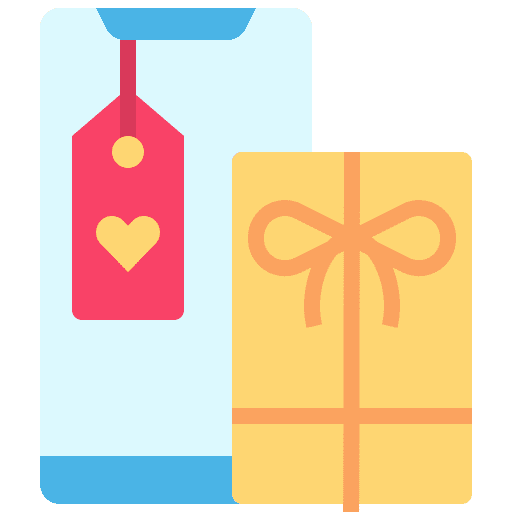 Gift box dad present birthday and party icon Gift box dad present birthday and party icon