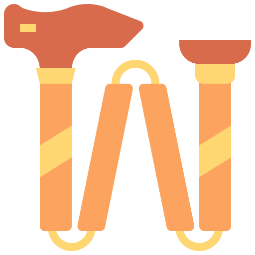 Walking stick inclusive handicap walking stick icon Walking stick inclusive handicap walking stick icon