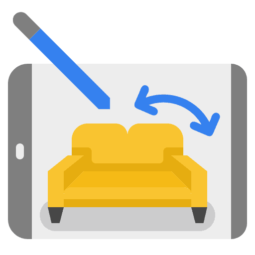 Home decoration virtual reality home decoration app icon