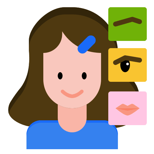 Makeup virtual reality user augmented reality icon