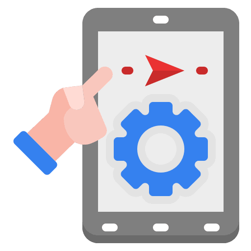 Service center augmented reality industrial maintenance icon