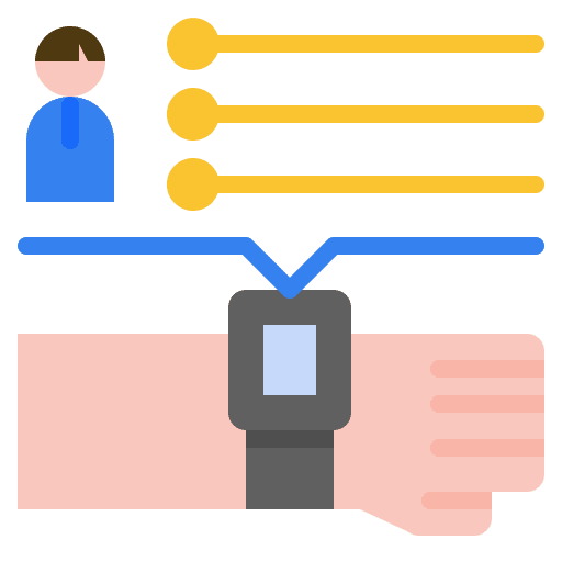 Smart watch technology healthcare electronics icon Smart watch technology healthcare electronics icon