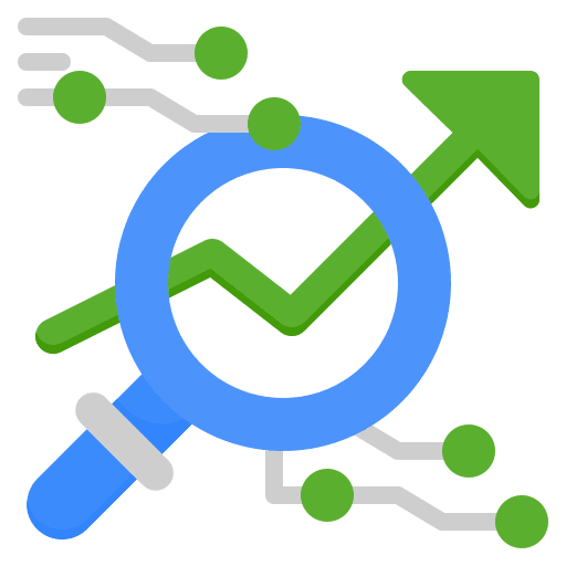 Increasing increasing search profit icon Increasing increasing search profit icon