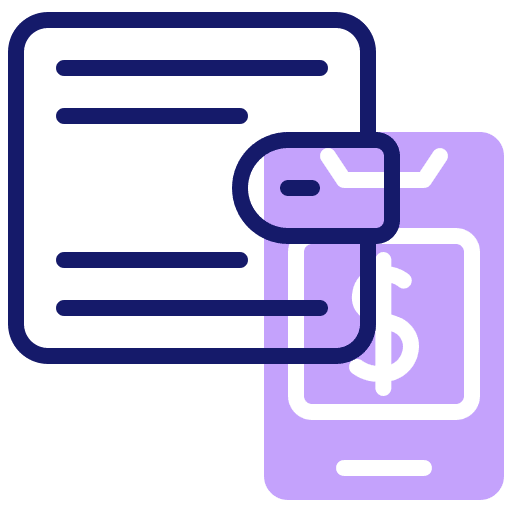 Payment coin deposit business and finance icon Payment coin deposit business and finance icon
