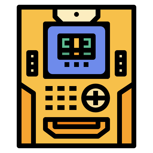 Atm business and finance business atm icon