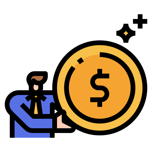 Coin finance money business and finance icon