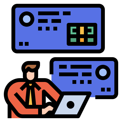 Customer service mail financial customer icon