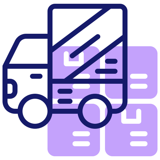 Delivery truck supply shipping and delivery shipping icon Delivery truck supply shipping and delivery shipping icon