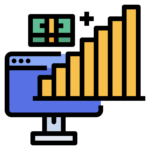 Growth business financing investment icon