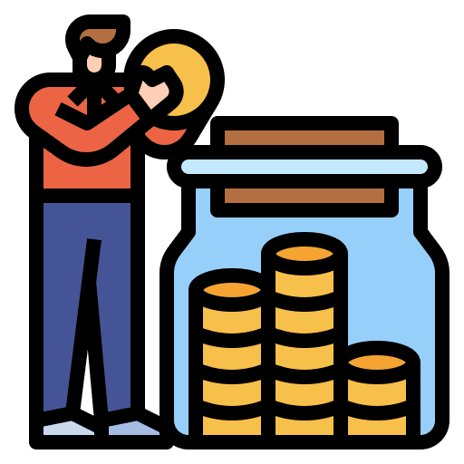 Saving saving finance banking icon