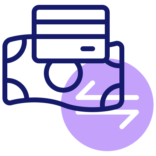 Transaction business and finance mobile payment banking icon Transaction business and finance mobile payment banking icon