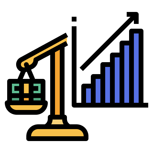 Value bank banking trading icon