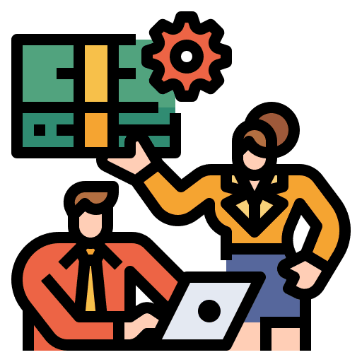 Consultant business and finance management accountant icon Consultant business and finance management accountant icon