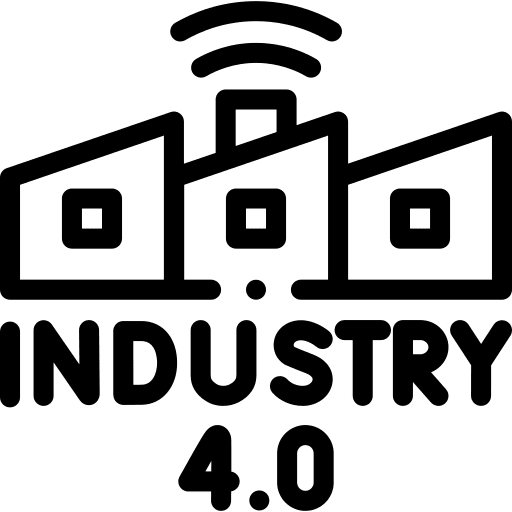 Industry 40 industry 4.0 building industry icon