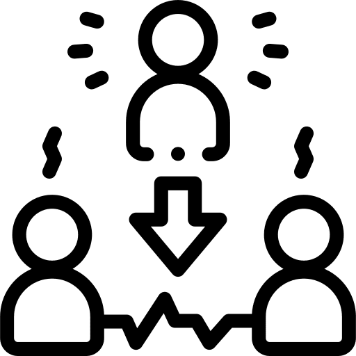 Intermediary battle opposition mediator icon