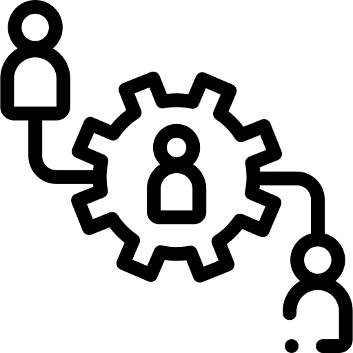 Onboarding training user business icon