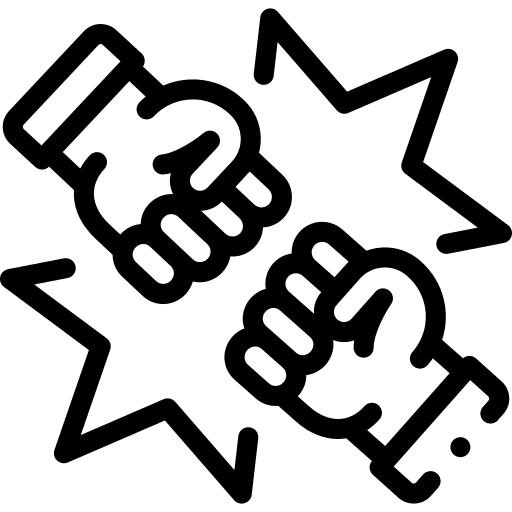 Struggle business angry fight icon
