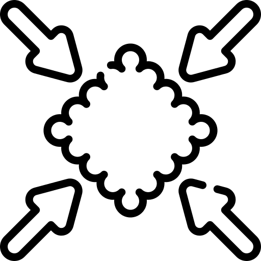 Shrink resize center arrows icon Shrink resize center arrows icon