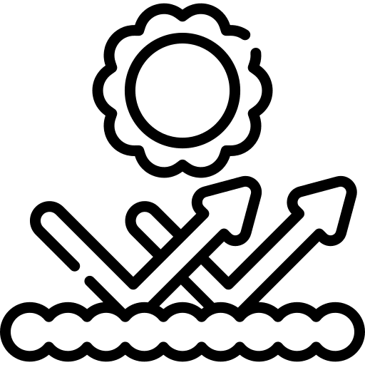 Ultra violet sun shapes and symbols arrow icon Ultra violet sun shapes and symbols arrow icon
