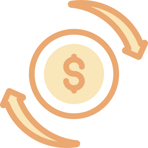 Exchange business and finance currency cash icon