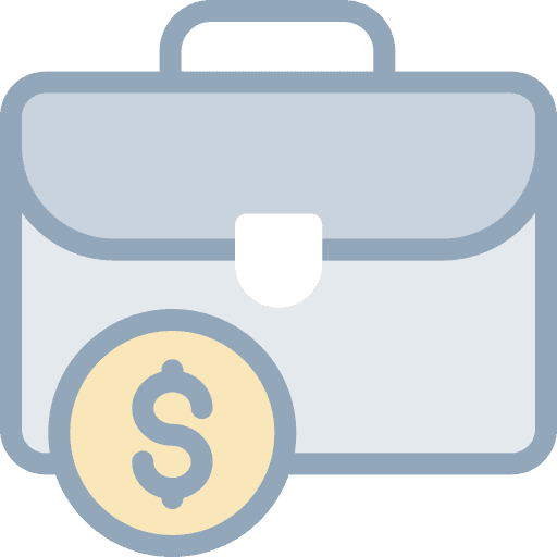 Salary briefcase bag dollar icon Salary briefcase bag dollar icon