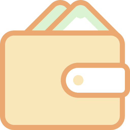 Wallet billfold business and finance payment icon Wallet billfold business and finance payment icon