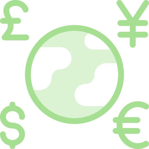 Currency yen dollar money icon Currency yen dollar money icon