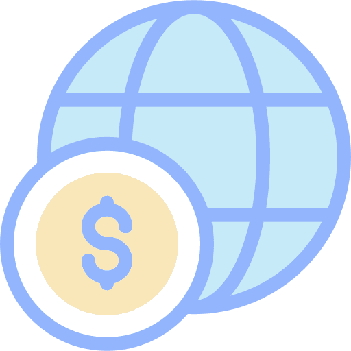 Global global money online banking icon Global global money online banking icon