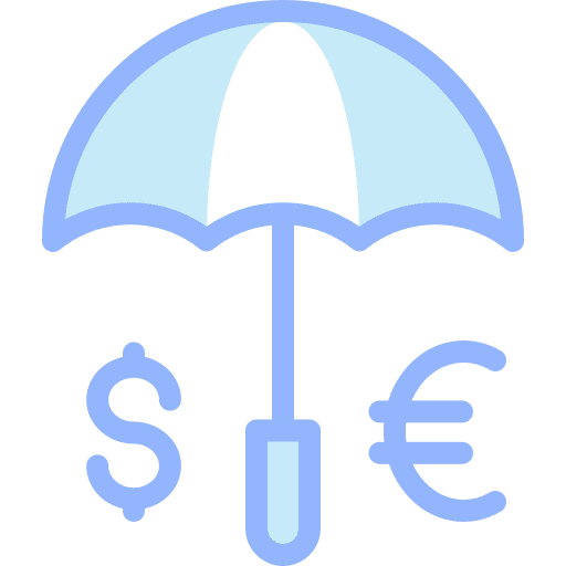 Insurance euro insurance symbol icon Insurance euro insurance symbol icon