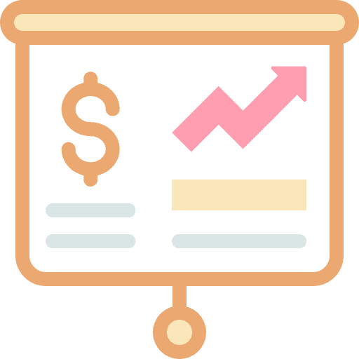 Analytics business and finance money report icon Analytics business and finance money report icon