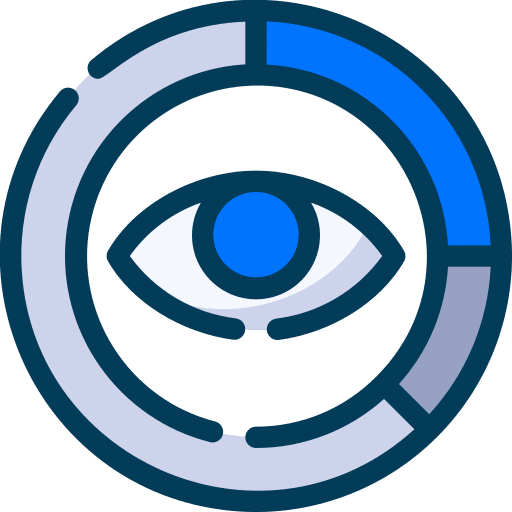 Data analytics eye graph data analysis icon Data analytics eye graph data analysis icon