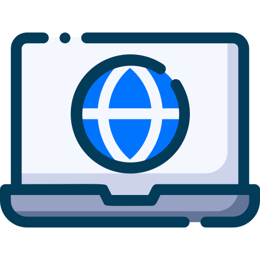 Global computer internet global icon Global computer internet global icon