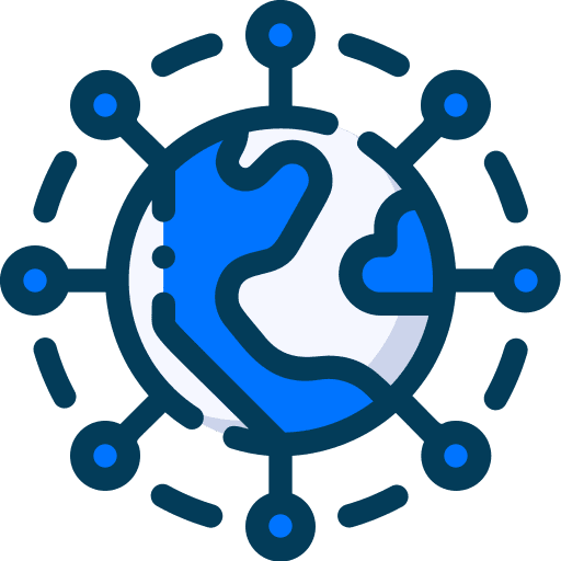 Global networking global data sharing icon Global networking global data sharing icon